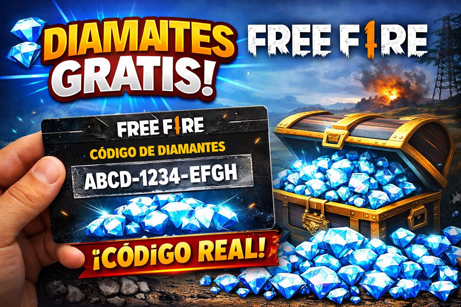 💎 Códigos de diamantes para Free Fire: qué revisar antes de reclamarlos
